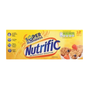 Nutrific Wholewheat Biscuits Cereal 225g Nutrific Wholewheat Biscuits Cereal 225g