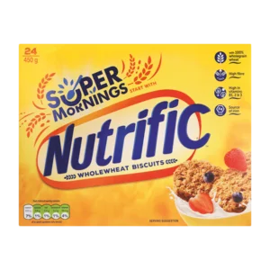Nutrific Wholewheat Biscuit Cereal 450g Nutrific Wholewheat Biscuit Cereal 450g