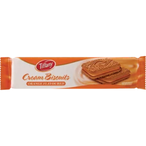 Tiffany Orange Flavoured Cream Biscuits 90g Tiffany Orange Flavoured Cream Biscuits 90g