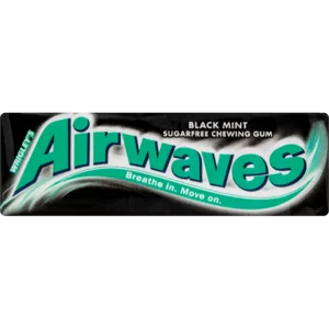 Wrigley's Airwaves Blackmint Sugarfree Chewing Gum 10 Pack Wrigley's Airwaves Blackmint Sugarfree Chewing Gum 10 Pack