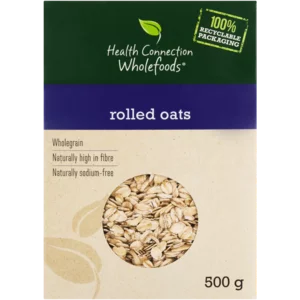 Health Connection Wholefoods Organic Rolled Oats 500g Health Connection Wholefoods Organic Rolled Oats 500g