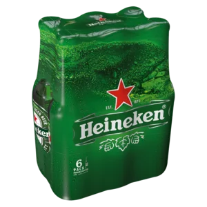 Heineken Premium Larger Beer Bottles 6x330ml Heineken Premium Larger Beer Bottles 6x330ml