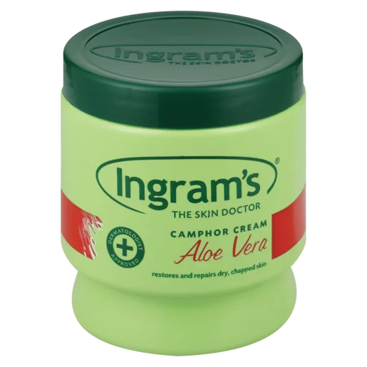 Ingram's Aloe Vera Camphor Cream 500g Ingram's Aloe Vera Camphor Cream 500g