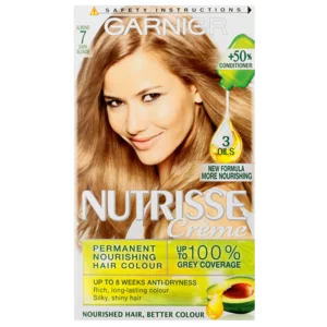 Garnier Nutrisse 7 Almond Dark Blonde Permanent Hair Dye Garnier Nutrisse 7 Almond Dark Blonde Permanent Hair Dye