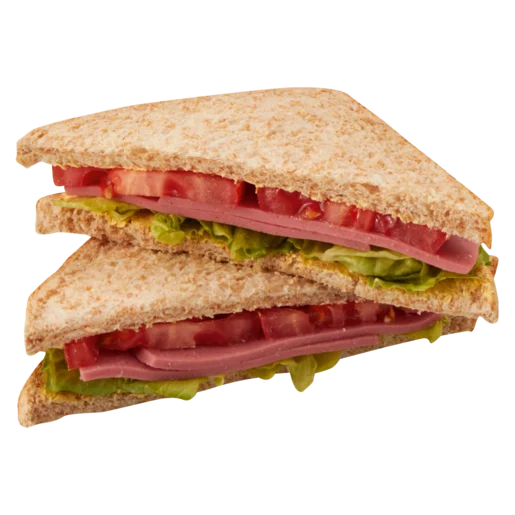 Polony & Tomato Brown Sandwich