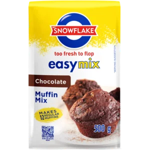 Snowflake Easymix Chocolate Muffin Mix 500g Snowflake Easymix Chocolate Muffin Mix 500g