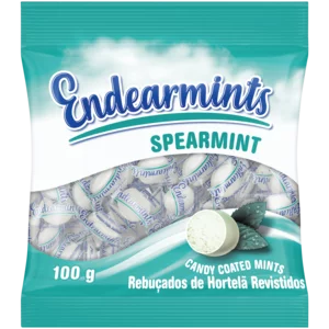 Endearmints Spearmint Candy Coated Soft Mints 120g Endearmints Spearmint Candy Coated Soft Mints 120g