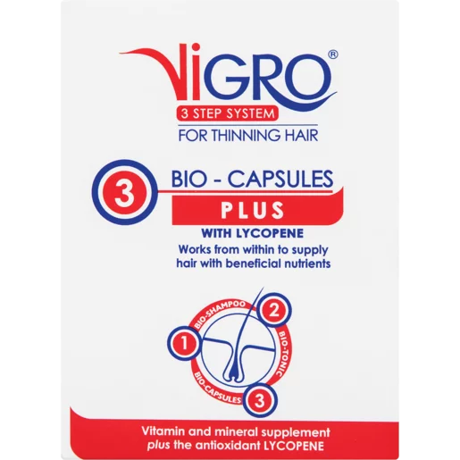 Vigro Hair Growth Supplement Capsules 60 Pack Vigro Hair Growth Supplement Capsules 60 Pack