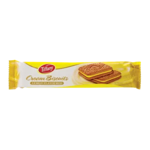 Tiffany Lemon Flavoured Cream Biscuits 90g