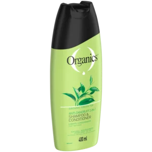 Organics Green Tea Anti-Dandruff 2-In-1 Shampoo & Conditioner 400ml Organics Green Tea Anti-Dandruff 2-In-1 Shampoo & Conditioner 400ml