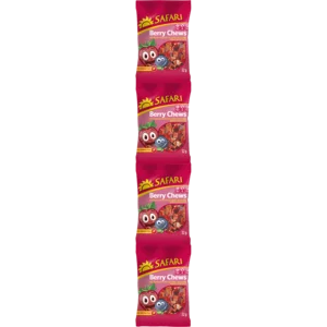Safari Jungle Bites Berry Chews 4x32g