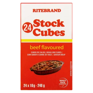Ritebrand Beef Flavoured Stock Cubes 24 Pack Ritebrand Beef Flavoured Stock Cubes 24 Pack