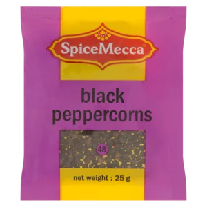 Spice Mecca Black Peppercorns 25g