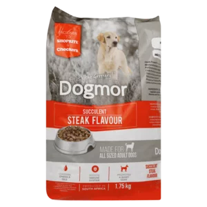Dogmor Succulent Steak Flavoured Adult Dog Food 1.75kg Dogmor Succulent Steak Flavoured Adult Dog Food 1.75kg