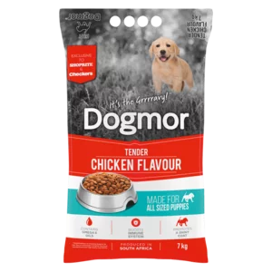 Dogmor Tender Chicken Flavoured Puppy Food 7kg Dogmor Tender Chicken Flavoured Puppy Food 7kg