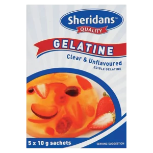 Sheridans Gelatine Clear & Unflavoured 5x10g Sheridans Gelatine Clear & Unflavoured 5x10g