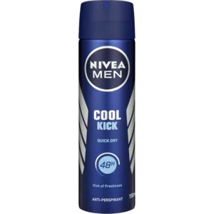 Nivea For Men Cool Kick 48 Hour Anti-Perspirant 150ml Nivea For Men Cool Kick 48 Hour Anti-Perspirant 150ml