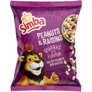 Simba Salted Peanuts & Raisins Bag 150g Simba Salted Peanuts & Raisins Bag 150g