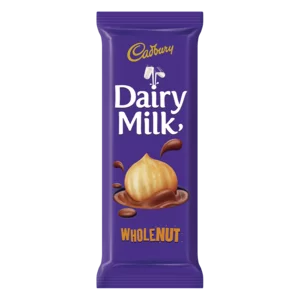 Cadbury Dairy Milk Whole Nut Chocolate Slab 80g