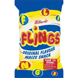 Willards Flings Original Flavour Maize Snack 12g Willards Flings Original Flavour Maize Snack 12g