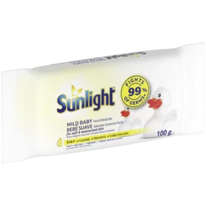 Sunlight Mild Baby 3-In-1 Face & Body Soap Bar 100g Sunlight Mild Baby 3-In-1 Face & Body Soap Bar 100g