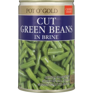 Pot O' Gold Green Beans Cut In Brine 425g Pot O' Gold Green Beans Cut In Brine 425g