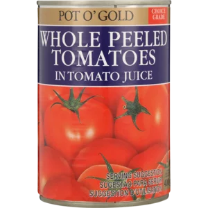 Pot O' Gold Whole Peeled Tomato In Juice 400g Pot O' Gold Whole Peeled Tomato In Juice 400g