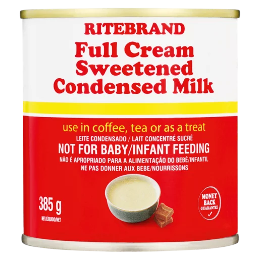 Ritebrand Sweetened Condensed Milk 385g Ritebrand Sweetened Condensed Milk 385g