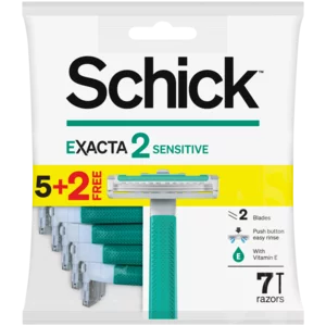 Schick Exacta 2 Disposable Razors 7 Pack Schick Exacta 2 Disposable Razors 7 Pack
