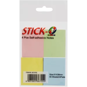 Stick O Self Adhesive Notes 200 Pack