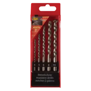 Pro Tools Masonry Drill Bit Set 5 Piece Pro Tools Masonry Drill Bit Set 5 Piece