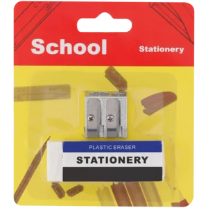Eraser With Sharpener Set 2 Pieces