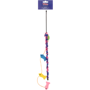 Pet Shop Fish Cat Teaser Toy