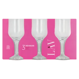 LAV Nevakar Red Wine Glass Set 3 Piece