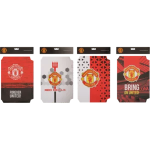 Manchester United Assorted A4 Book Jackets 5 Piece Manchester United Assorted A4 Book Jackets 5 Piece