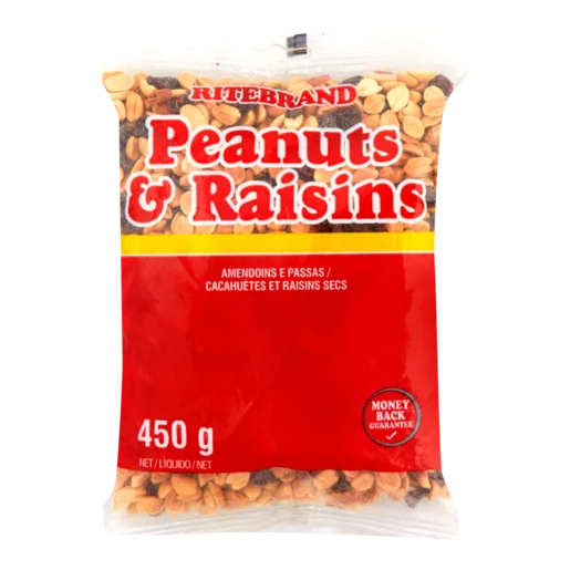 Ritebrand Peanuts & Raisins 450g Ritebrand Peanuts & Raisins 450g
