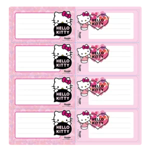 Hello Kitty Assorted Book Labels 16 Piece Hello Kitty Assorted Book Labels 16 Piece