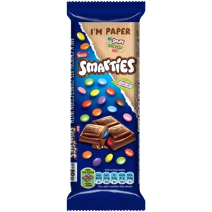 Nestlé Smarties Milk Chocolate Slab 80g Nestlé Smarties Milk Chocolate Slab 80g