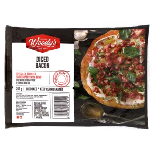 Woody's Diced Bacon 200g