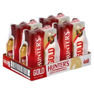 Hunter's Gold Real Cider Bottles 24x330ml