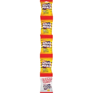 Willards Cheas Naks Cheese Flavoured Maize Snack 5x22g
