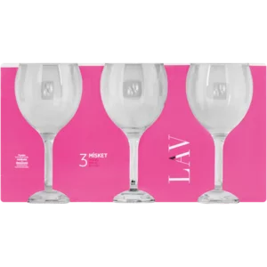 Lav Misket Magnum Wine Glass Set 3 Piece Lav Misket Magnum Wine Glass Set 3 Piece