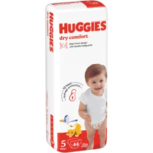 Huggies Dry Comfort Size 5 Diapers 44 Pack