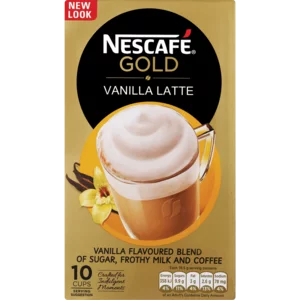 Nescafé Gold Instant Vanilla Latte 10x18.5g Nescafé Gold Instant Vanilla Latte 10x18.5g