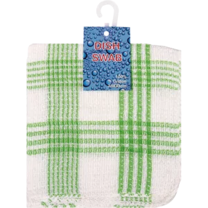 Essentials Assorted Check Felix Kitchen Swab 33x33cm Essentials Assorted Check Felix Kitchen Swab 33x33cm