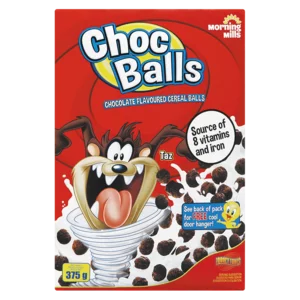 Morning Mills Chocolate Flavoured Cereal Balls 375g Morning Mills Chocolate Flavoured Cereal Balls 375g
