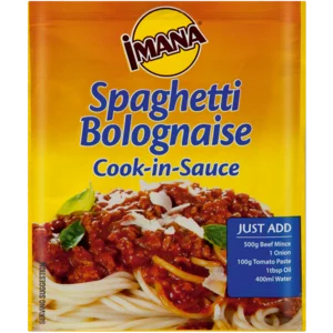 Imana Spaghetti Bolognese Instant Cook-In-Sauce 48g Imana Spaghetti Bolognese Instant Cook-In-Sauce 48g
