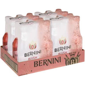 Bernini Blush Sparkling Grape Frizzante Bottles 24x275ml Bernini Blush Sparkling Grape Frizzante Bottles 24x275ml