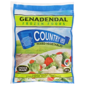 Genadendal Country Frozen Mixed Vegetables Pack 250g Genadendal Country Frozen Mixed Vegetables Pack 250g