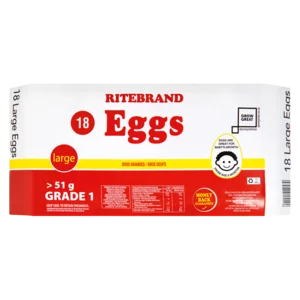 Ritebrand Large Eggs 18 Pack Ritebrand Large Eggs 18 Pack